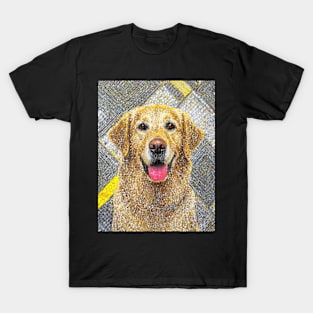 Dog Portrait - Golden Retriever T-Shirt